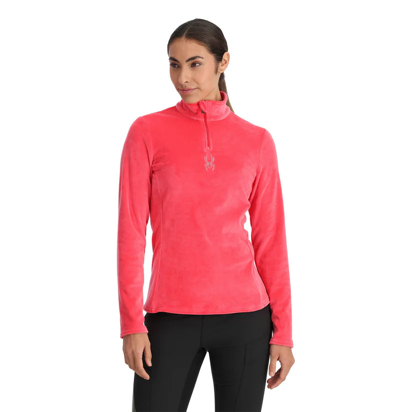 Spyder Shimmer Bug Half Zip T-Neck - Womens