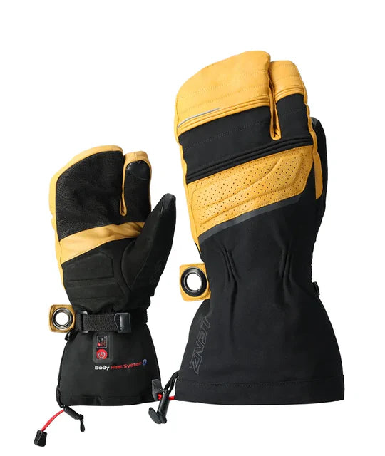 Lenz Heat Glove 8.0 Finger Cap Lobster Unisex Mitt