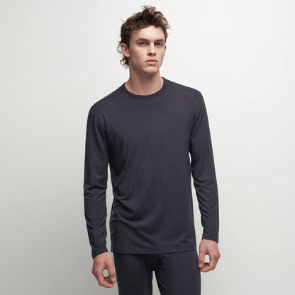 Le Bent Mens Core Midweight Crew Merino Base Layer