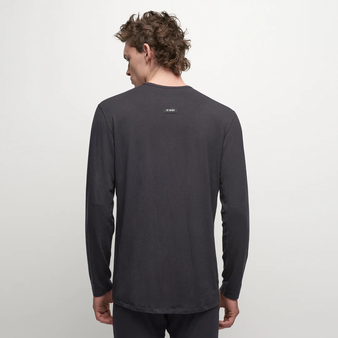 Le Bent Mens Core Midweight Crew Merino Base Layer