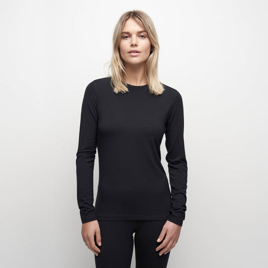 Le Bent Womens Core Lightweight Crew Merino Base Layer