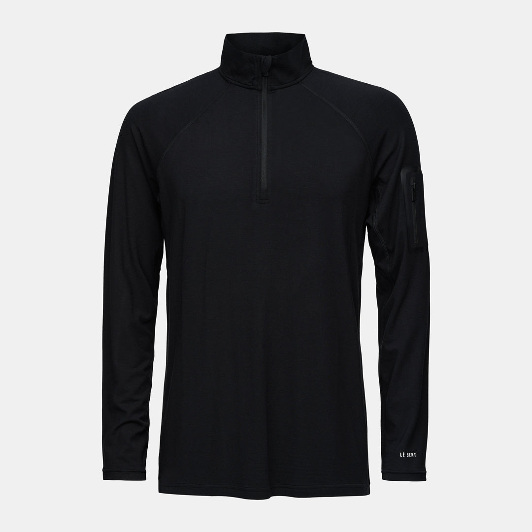Le Bent Mens Midweight 1/4 Zip