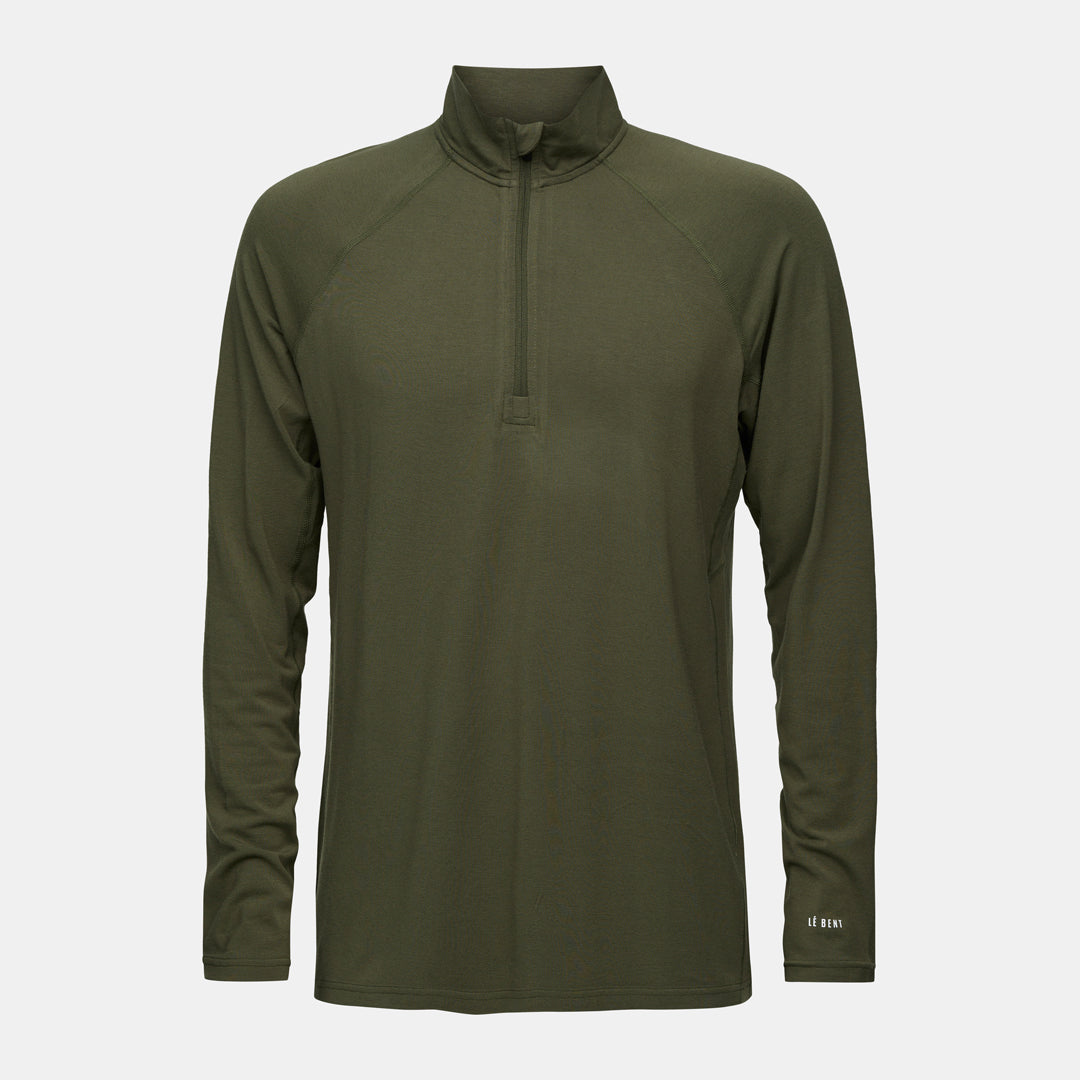 Le Bent Mens Midweight 1/4 Zip