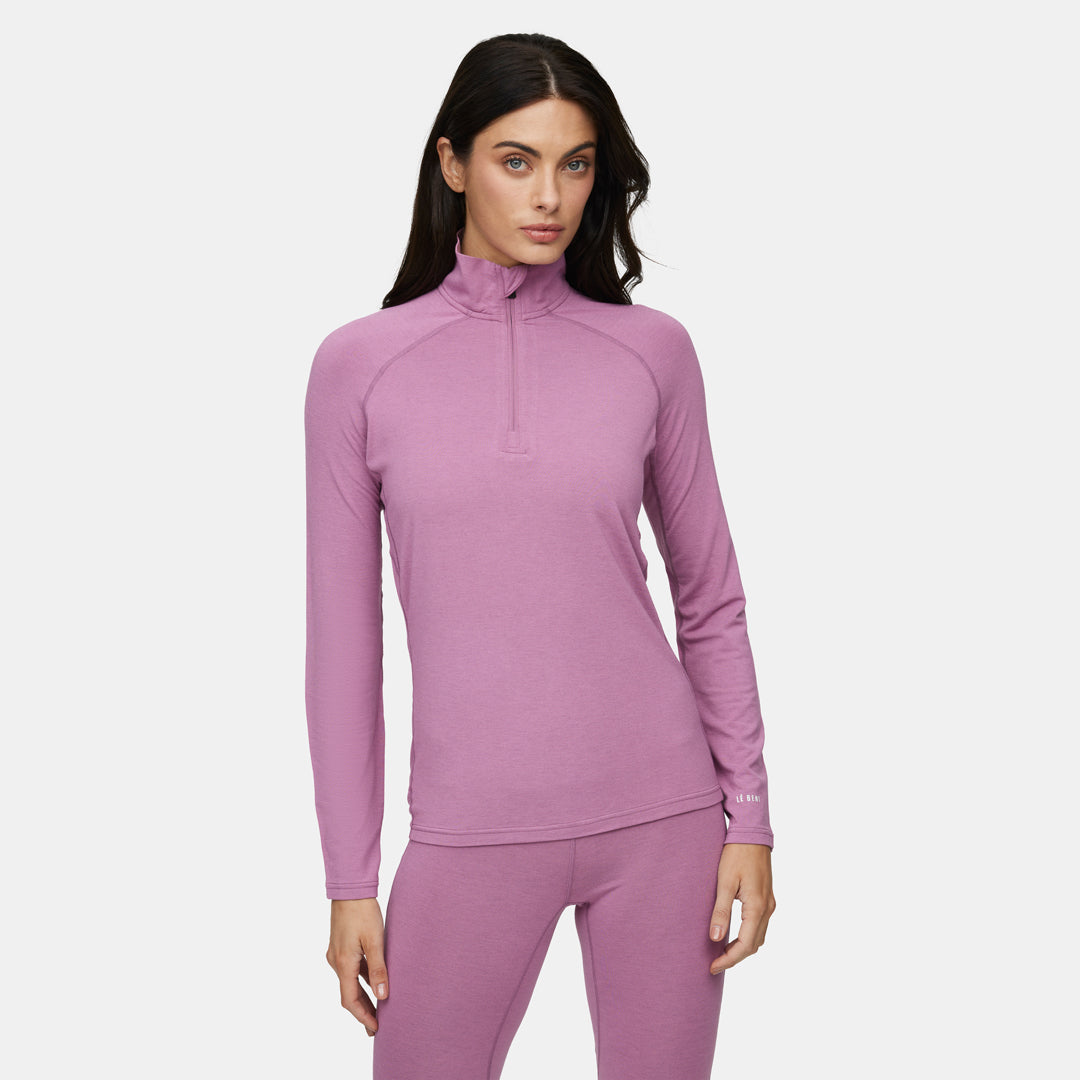 Le Bent Womens Midweight 1/4 Zip