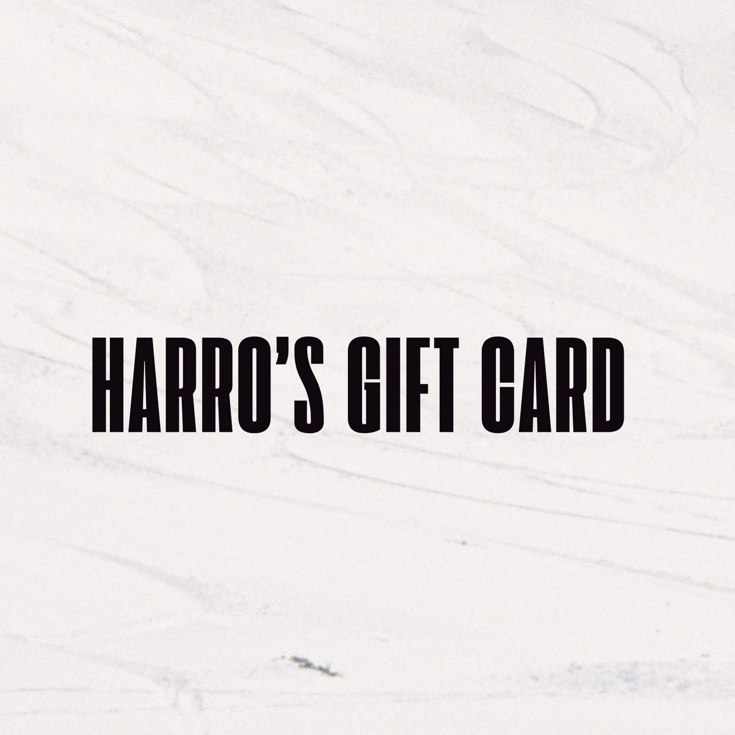 Harro's Gift Card