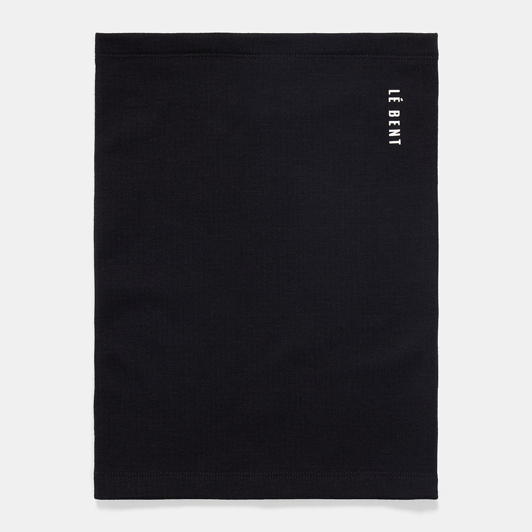 Le Bent Waffle Midweight Neck Gaiter - Black